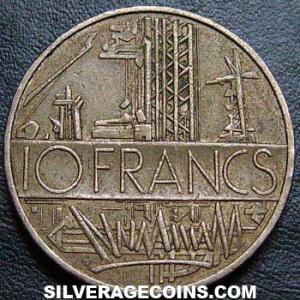 1985 French 10 New Francs (Reverse)