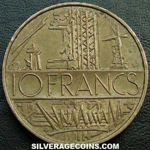 1975 French 10 New Francs (Reverse)