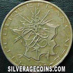 1980 French 10 New Francs (Obverse)