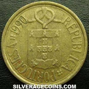 1990 Portuguese 10 Escudos (Obverse)