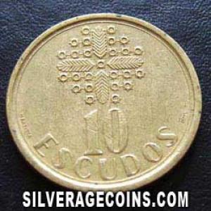1991 Portuguese 10 Escudos (Reverse)