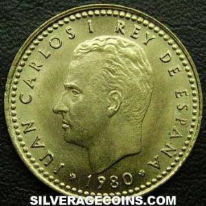 1980 (82) Juan Carlos I Spanish Peseta ('82 World Cup) (Obverse)