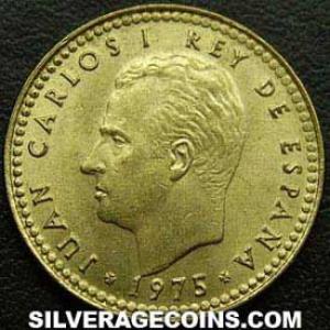 Peseta "Águila de San Juan" Española de Juan Carlos I 1975 (79) (Anverso)