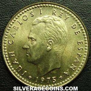 Peseta "Águila de San Juan" Española de Juan Carlos I 1975 (80) (Anverso)