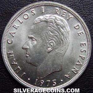 1975 (79) Juan Carlos I Spanish 5 Pesetas (Obverse)