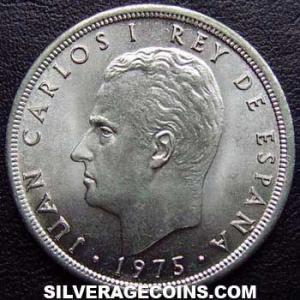1975 (80) Juan Carlos I Spanish 5 Pesetas (Obverse)