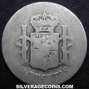 1894 (94) PG-V Alfonso XIII "Bucles" Spanish Silver 2 Pesetas (Reverse)