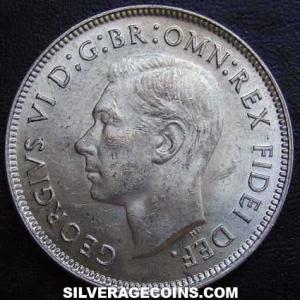 1951 (m) George VI Australian Silver Florin (Federation) (Obverse)