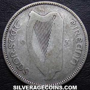 1931 Irish Silver Shilling (Obverse)