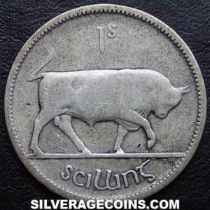 1931 Irish Silver Shilling (Reverse)