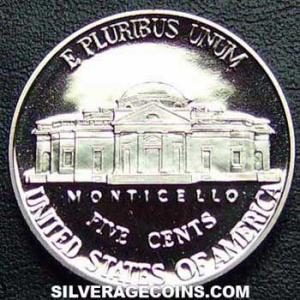 2001 S United States "Jefferson Nickel" 5 Cents (Reverse)