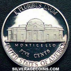 1978 S United States "Jefferson Nickel" 5 Cents (Reverse)