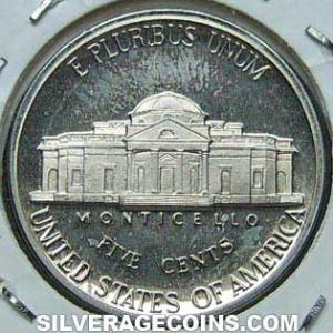 1984 S United States "Jefferson Nickel" 5 Cents (Reverse)