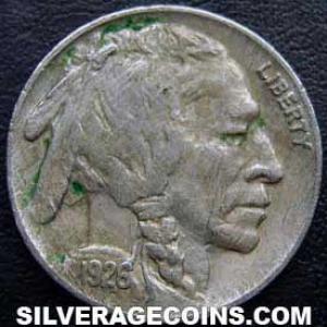 1926 United States "Buffalo Nickel" 5 Cents (Obverse)