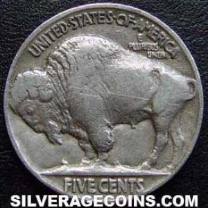 1936 United States "Buffalo Nickel" 5 Cents (Reverse)