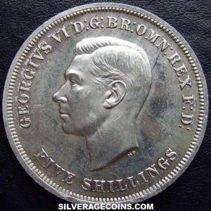 1951 P/L George VI British Crown (Festival of Britain) (Obverse)
