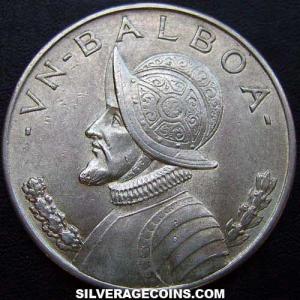 1934 Panamanian Silver Balboa (Reverse)