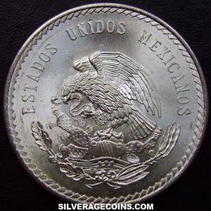 1948 [wallet] Mexican Silver 5 Pesos (Cuauhtemoc) (Obverse)