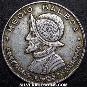 1961 Panamanian Silver Half Balboa (Reverse)