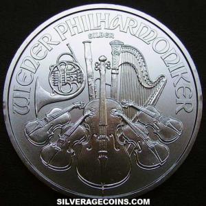 2019 Austrian 1.5 Euros 1 Ounce Silver Philharmonic (Reverse)