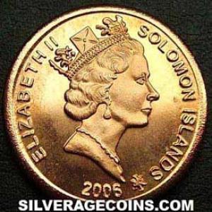 2006 Elizabeth II Solomon Islands 2 Cents (Obverse)