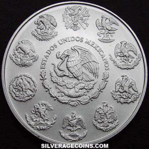 2014 Mexican Silver 1 Ounce Libertad (Obverse)