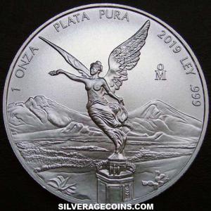 2019 Mexican Silver 1 Ounce Libertad (Reverse)