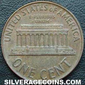 1966 United States "Lincoln Memorial" Cent (Reverse)