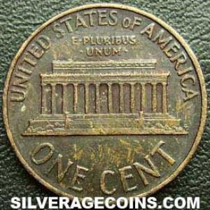 1968 United States "Lincoln Memorial" Cent (Reverse)