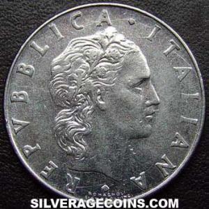 1978 R Italian 50 Lire (large) (Obverse)
