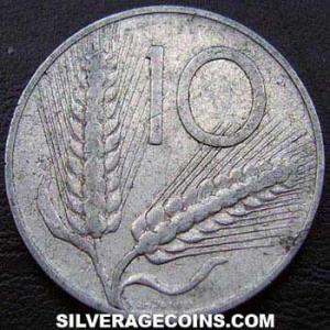 10 Liras Italianas 1952 R (Reverso)