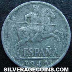 1945 Nationalist Government Spanish 5 Cents (Obverse)