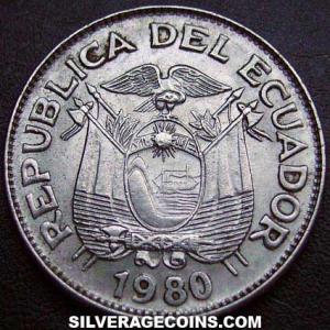 1980 Ecuadorian Sucre (Obverse)