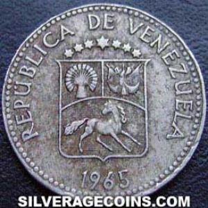 1965 (m) Venezuelan 5 Cents (Obverse)