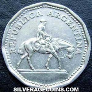 1964 Argentinian 10 Pesos (Obverse)