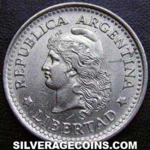1957 Argentinian 20 Cents (Obverse)