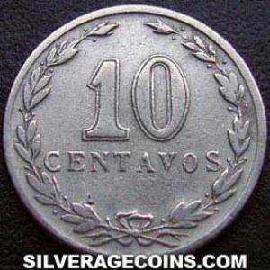 1937 Argentinian 10 Cents (Reverse)