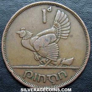 1942 Irish Bronze Penny (Reverse)